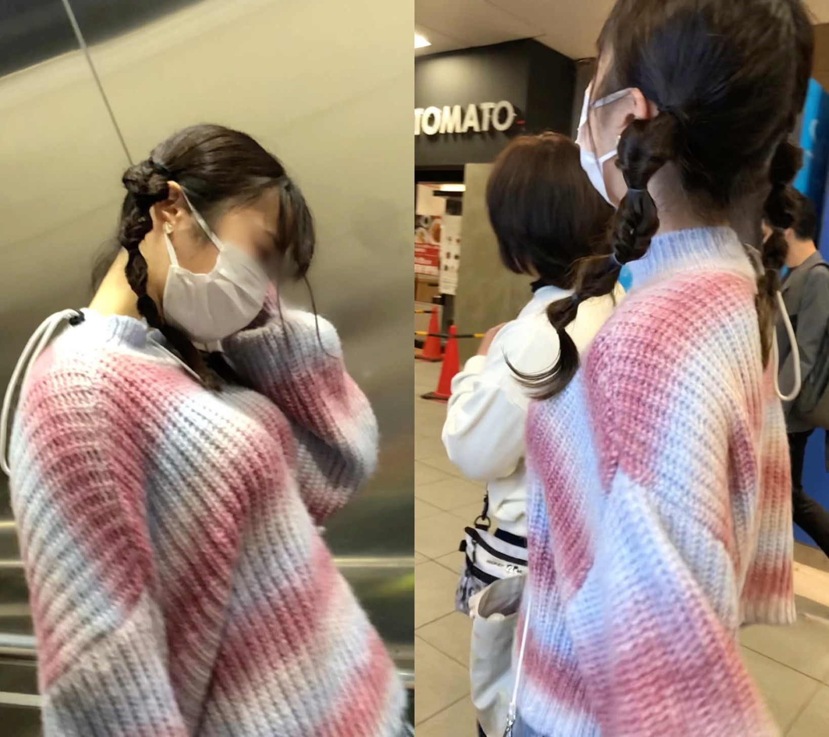 【横からの眺め218】私服JKのド迫力爆乳に大興奮! 【横からの眺め218】私服JKのド迫力爆乳に大興奮!